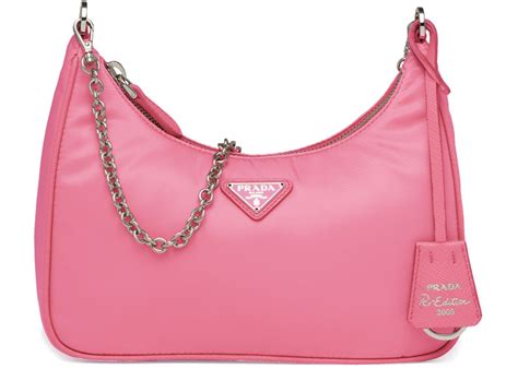 prada nylon pink bag|prada re edition nylon bag.